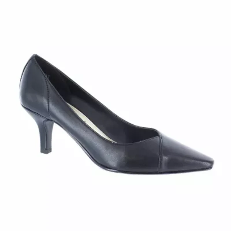Easy Street Chiffon Womens Pointed Stiletto Heel Pumps