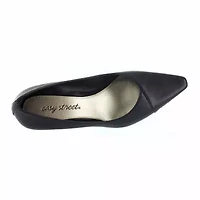 Easy Street Chiffon Womens Pointed Stiletto Heel Pumps