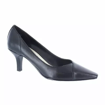 Easy Street Chiffon Womens Pointed Stiletto Heel Pumps