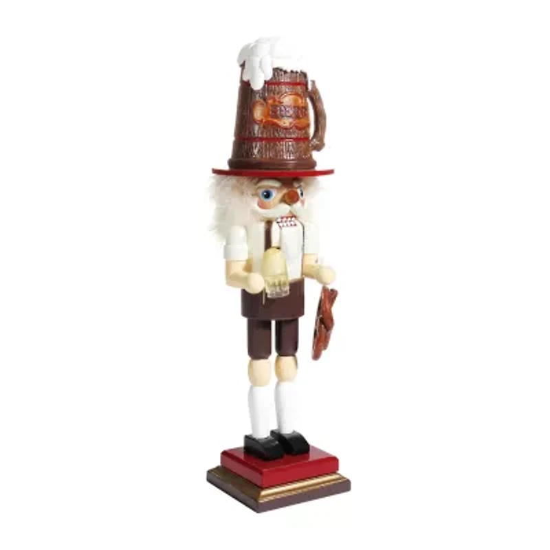Kurt Adler 17.5-Inch Hollywood Beer and Pretzel Nutcracker
