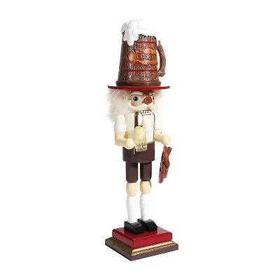 Kurt Adler 17.5-Inch Hollywood Beer and Pretzel Nutcracker