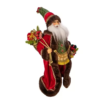 Kurt Adler 18-Inch Kringle Klaus Elegant Christmas Santa Figurine