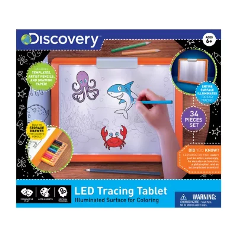 Discovery Kids Toy LED Tracing Tablet