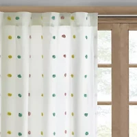 Intelligent Design Ensley 50"W X 84"L Rod Pocket Light-Filtering Single Curtain Panel