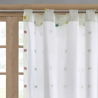 Intelligent Design Ensley 50"W X 84"L Rod Pocket Light-Filtering Single Curtain Panel