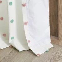 Intelligent Design Ensley 50"W X 84"L Rod Pocket Light-Filtering Single Curtain Panel