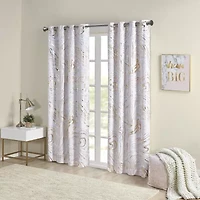 Intelligent Design Natalia Grommet Top Energy Saving 100% Blackout Single Curtain Panel