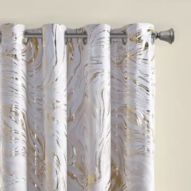 Intelligent Design Natalia Grommet Top Energy Saving 100% Blackout Single Curtain Panel