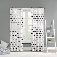 Intelligent Design Lauren Rod Pocket Embellished Sheer Single Curtain Panel