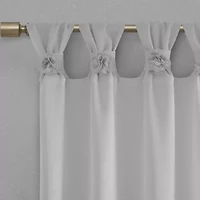 Madison Park Florah Tab Top Sheer Single Curtain Panel
