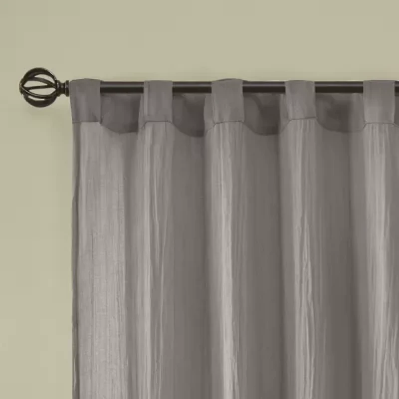 Madison Park Kaylee Rod Pocket Sheer Set of 2 Curtain Panel