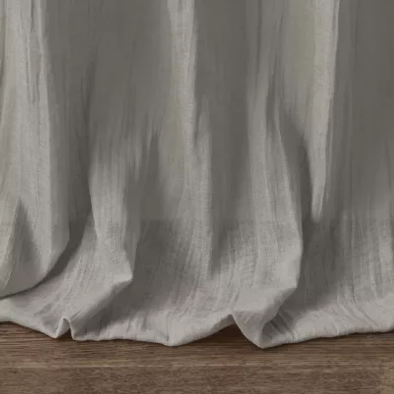 Madison Park Kaylee Rod Pocket Sheer Set of 2 Curtain Panel