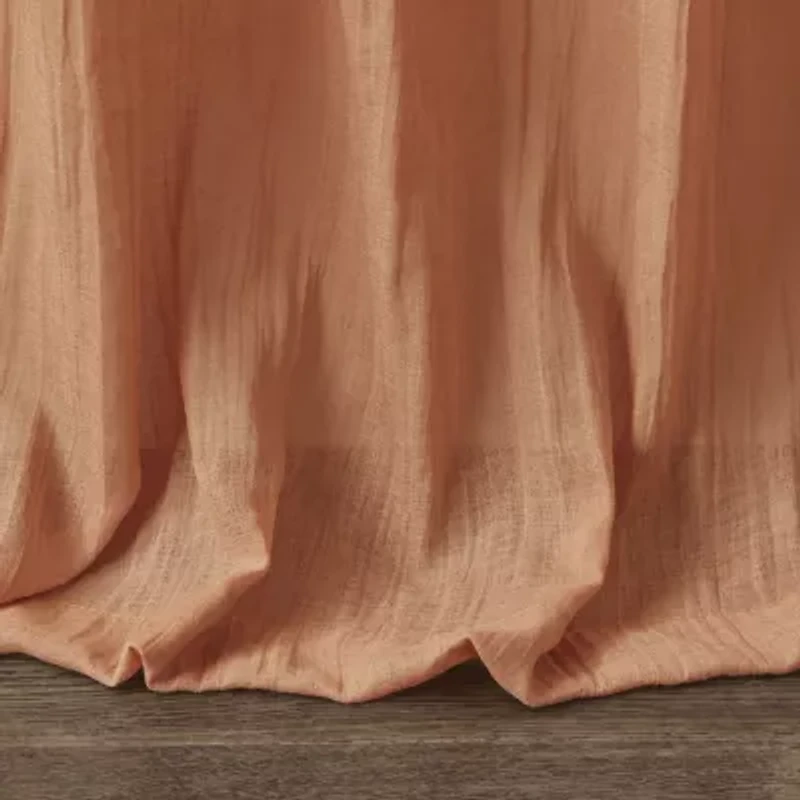 Madison Park Kaylee Rod Pocket Sheer Set of 2 Curtain Panel