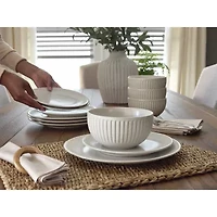 Linden Street Hayward Stoneware 4-pc. Dinner Bowl