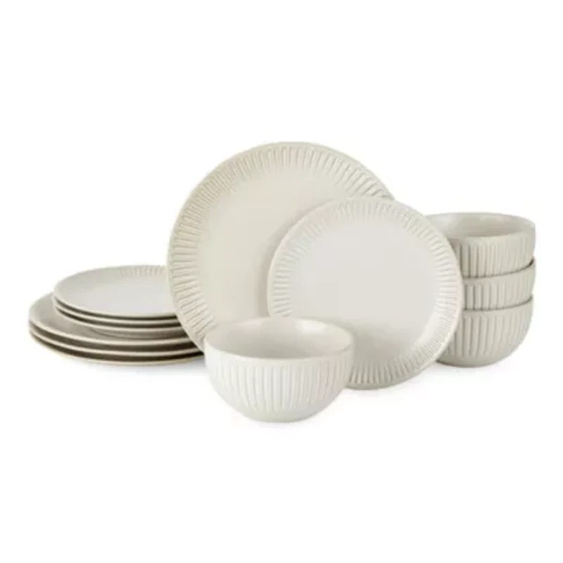 Linden Street Hayward Stoneware 12-pc. Dinnerware Set
