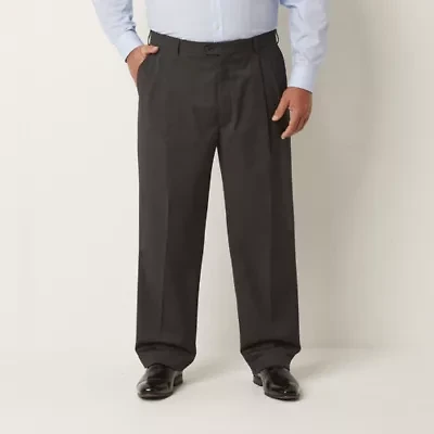 Stafford Coolmax All Season Ecomade Mens Classic Fit Pleated Front Suit Pant
