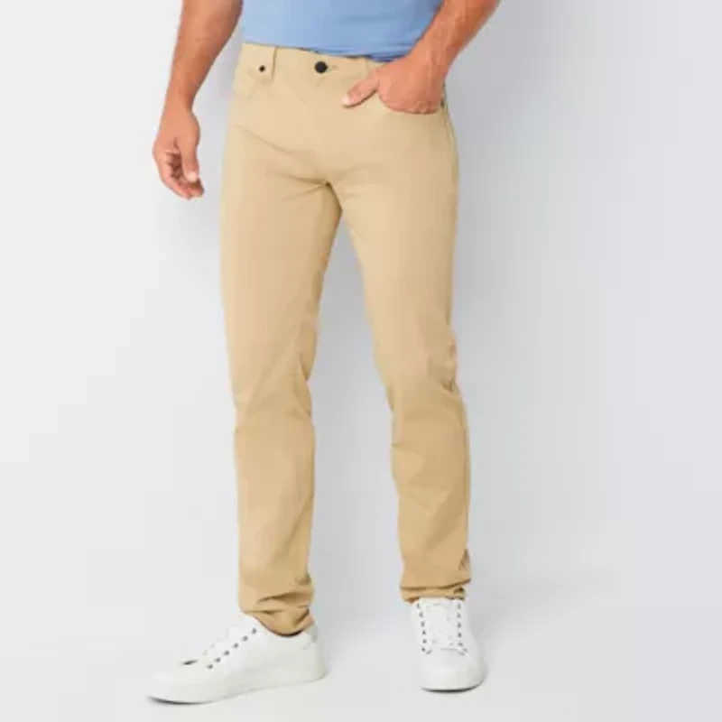 Stylus 5 Pocket Mens Slim Fit Flat Front Pant