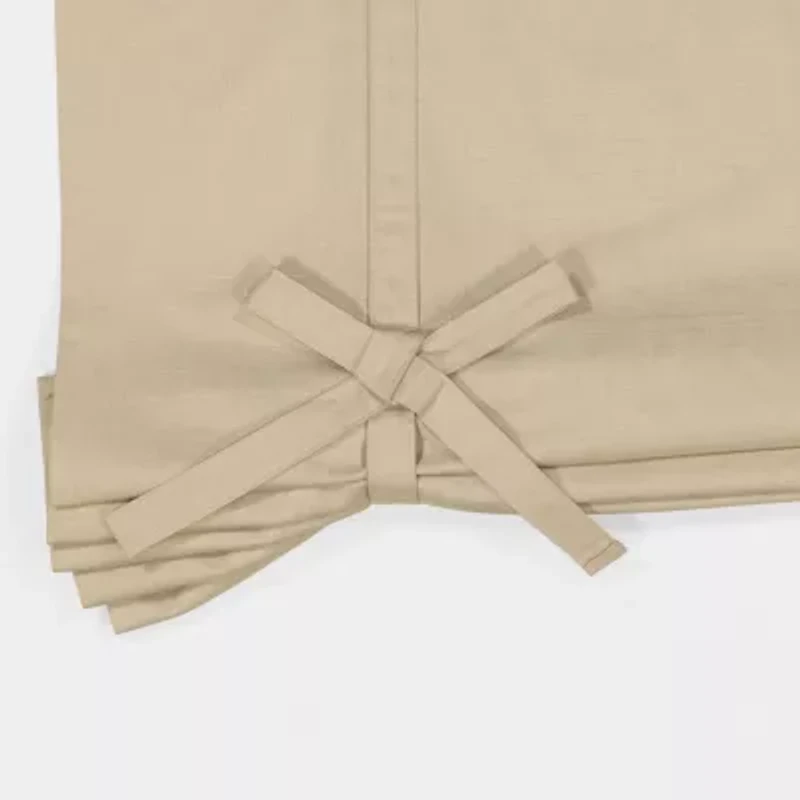 Eclipse Kendall Blackout Rod Pocket Single Tie-Up Shade