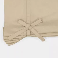 Eclipse Kendall Blackout Rod Pocket Single Tie-Up Shade