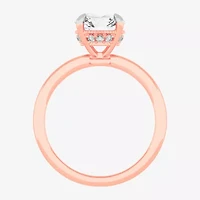 G-H / SI1-SI2) Womens 2 CT. T.W. Lab Grown White Diamond 14K Gold Round Solitaire Engagement Ring