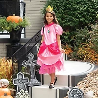 Little & Big Kid Girls Classic Princess Peach Costume