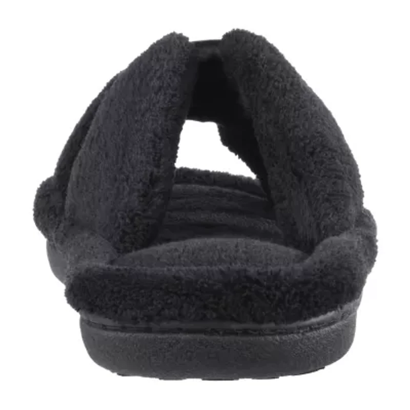 Isotoner Womens Memory Foam Slip-On Slippers