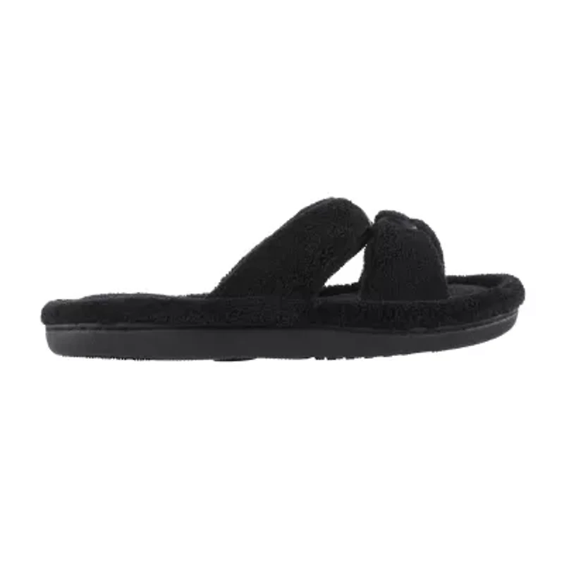 Isotoner Womens Memory Foam Slip-On Slippers