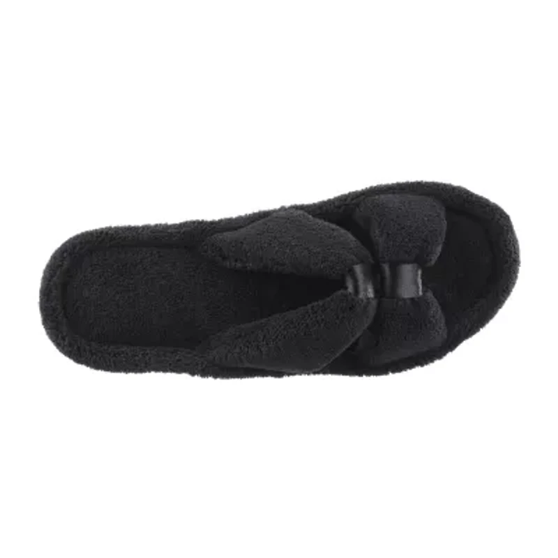 Isotoner Womens Memory Foam Slip-On Slippers