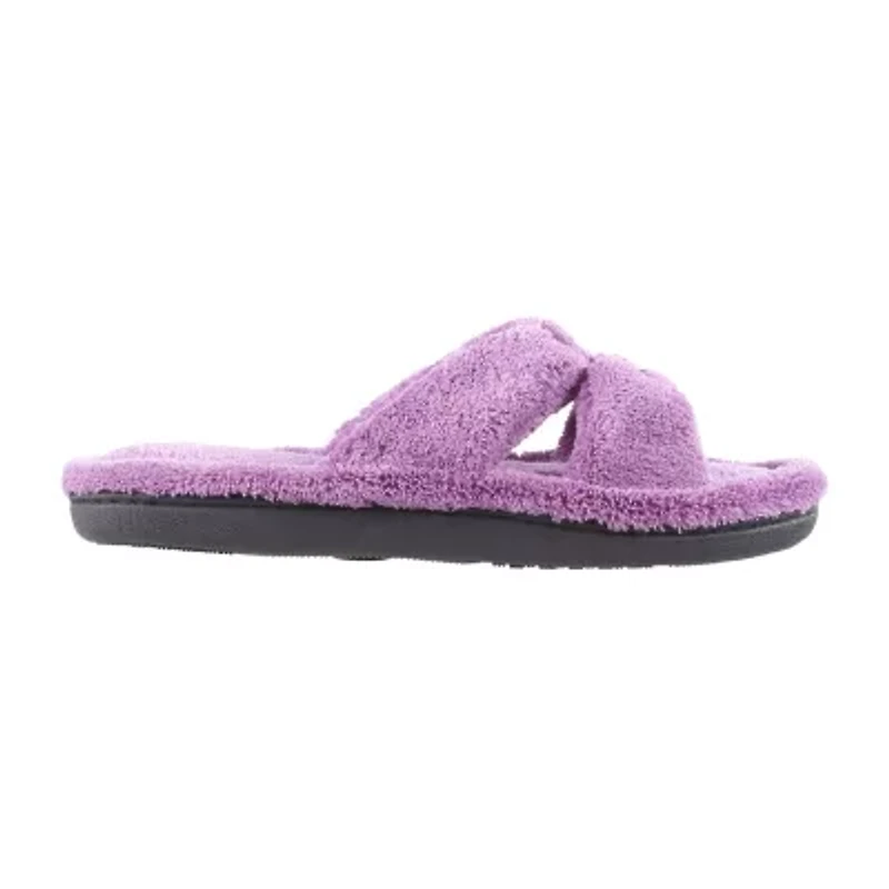 Isotoner Womens Memory Foam Slip-On Slippers