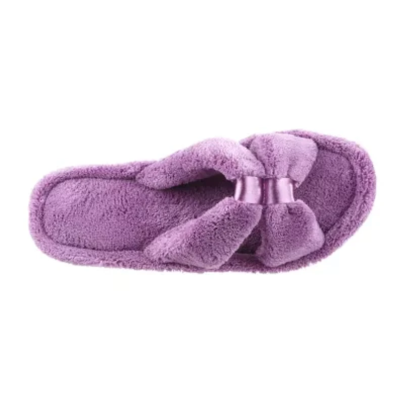 Isotoner Womens Memory Foam Slip-On Slippers