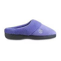 Isotoner® Mixed Microterry Hoodback Clog Slippers