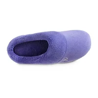 Isotoner® Mixed Microterry Hoodback Clog Slippers