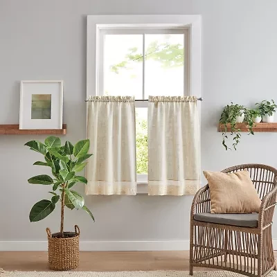 CHF Bridget 2-pc. Rod Pocket Window Tier
