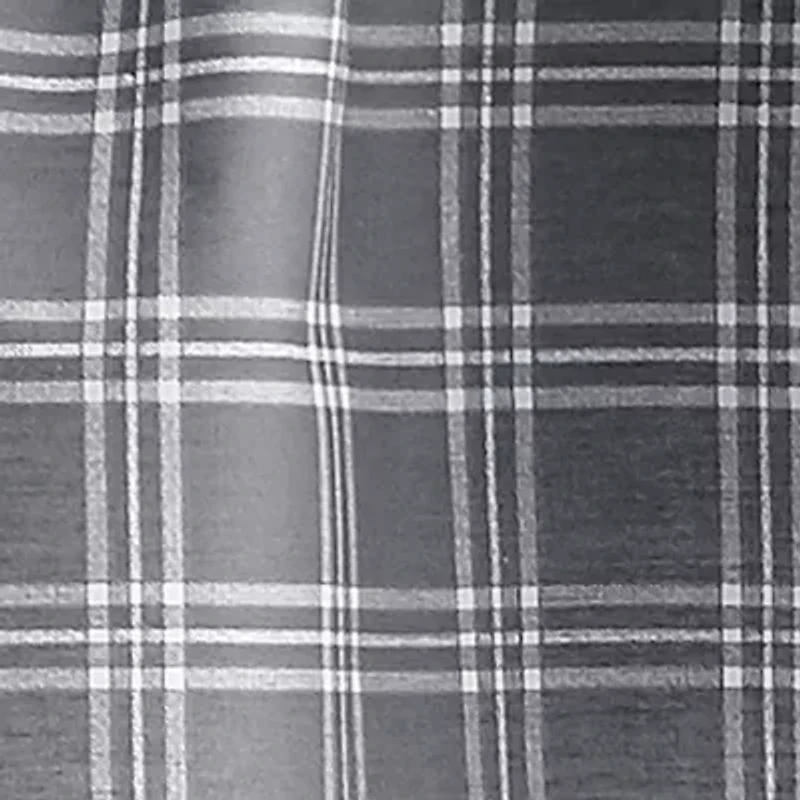 CHF Lodge Plaid Rod Pocket Tailored Valance