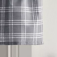 CHF Lodge Plaid Rod Pocket Valance