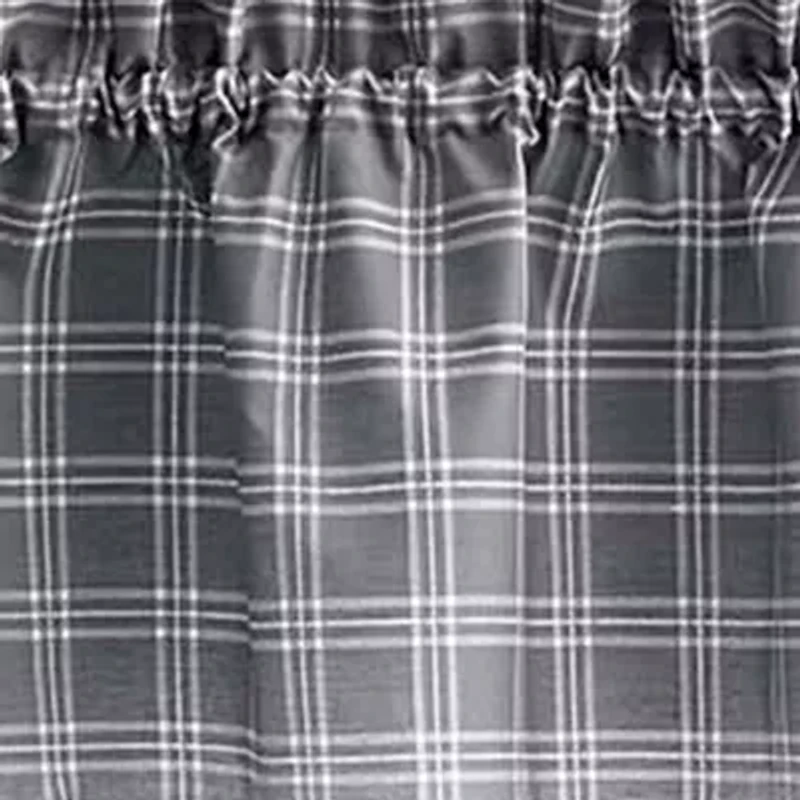 CHF Lodge Plaid 2-pc. Rod Pocket Window Tier
