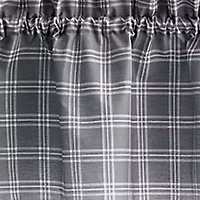 CHF Lodge Plaid 2-pc. Rod Pocket Window Tier