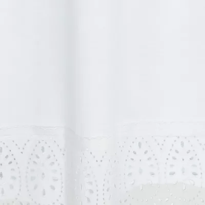 CHF Penny Eyelet 2-pc. Rod Pocket Window Tier