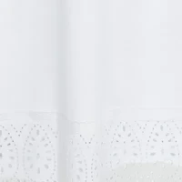 CHF Penny Eyelet 2-pc. Rod Pocket Window Tier