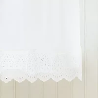 CHF Penny Eyelet 2-pc. Rod Pocket Window Tier
