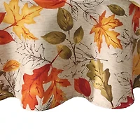 Elrene Home Fashions Autumn Leaves 70x70 Tablecloth