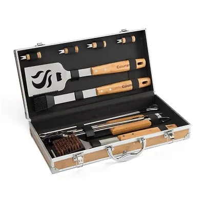 Cuisinart Outdoors Bamboo Tools 13-pc. Grill Sets