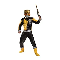 Little & Big Kid Boys Beast Morphers Gold Classic Muscle Power Rangers Costume