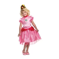 Toddler Girls Princess Peach Costume
