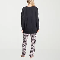 Hanes Womens Long Sleeve 2-pc. Pajama Sets