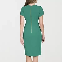 Marc New York Womens Short Sleeve Sheath Dress