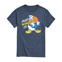 Mens Short Sleeve Donald Duck Graphic T-Shirt