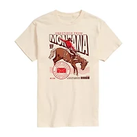 Mens Short Sleeve Montana Graphic T-Shirt