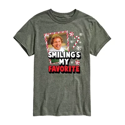Mens Short Sleeve Elf Graphic T-Shirt