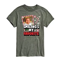 Mens Short Sleeve Elf Graphic T-Shirt